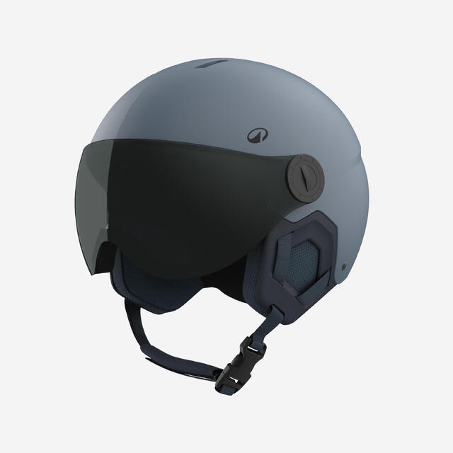 Casco de esquí niños, H-KID 550 gris azulado
