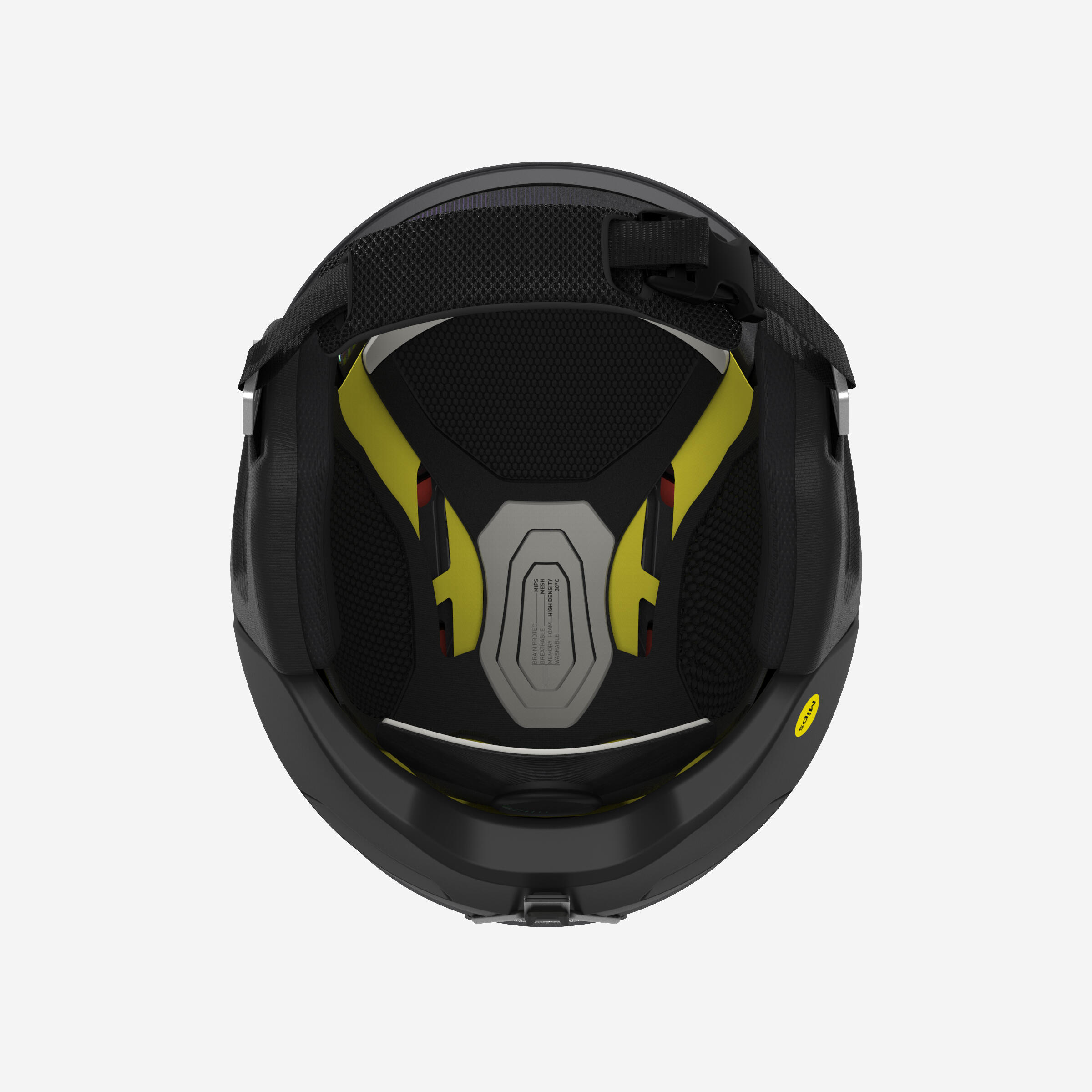 Ski Helmet with MIPS System - PST 900 graphite black - WEDZE