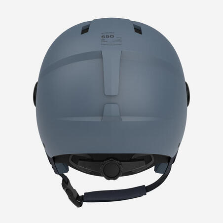Шолом дитячий H-KID 550 для гірськолижного спорту синьо-сірий