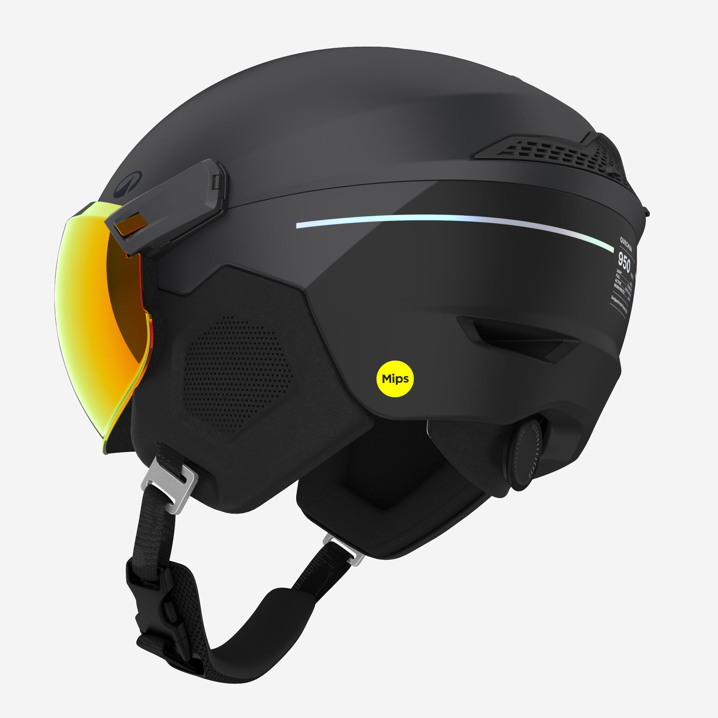 Casque de ski avec visière, PST 950 Mips - WEDZE