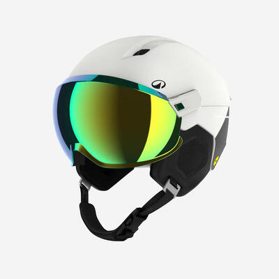 Casco con visiera sci adulto 950 MIPS bianco