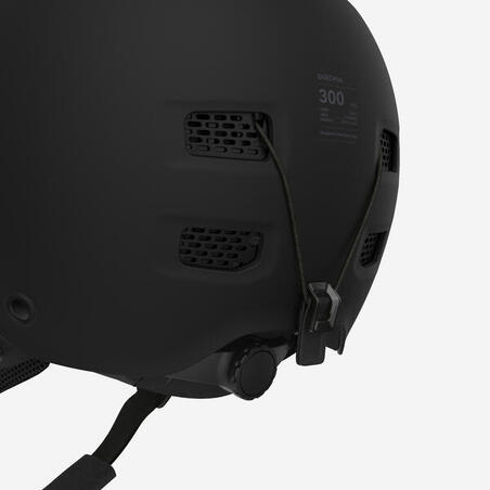 Шлем для лыж и сноуборда для взрослых/подростков черный H-FS 300