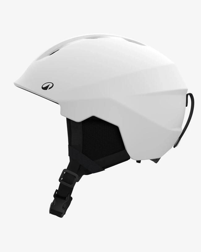 Seitliche Aufnahme des Skihelm Erwachsene - PST 500 weiss matt.