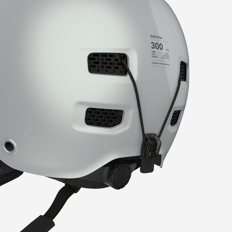 Casque de ski et de snowboard adulte et enfant - H-FS 300 argent paillette