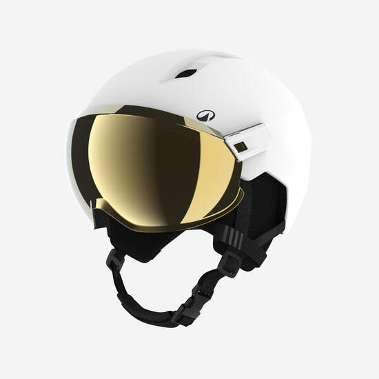 Casco con visiera sci adulto 550 bianco