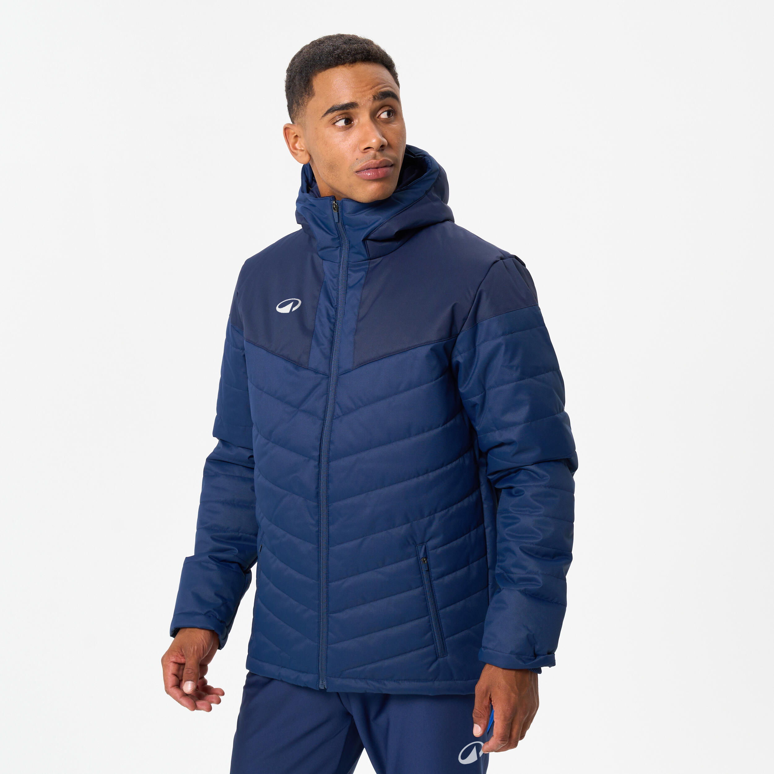 Adult Short Football Jacket - Navy Blue