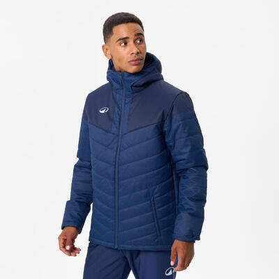 Damen/Herren Fußball Jacke kurz schwarz