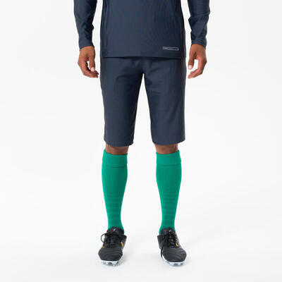 Lang voetbalbroekje met ritszakken viralto club groen/carbongrijs