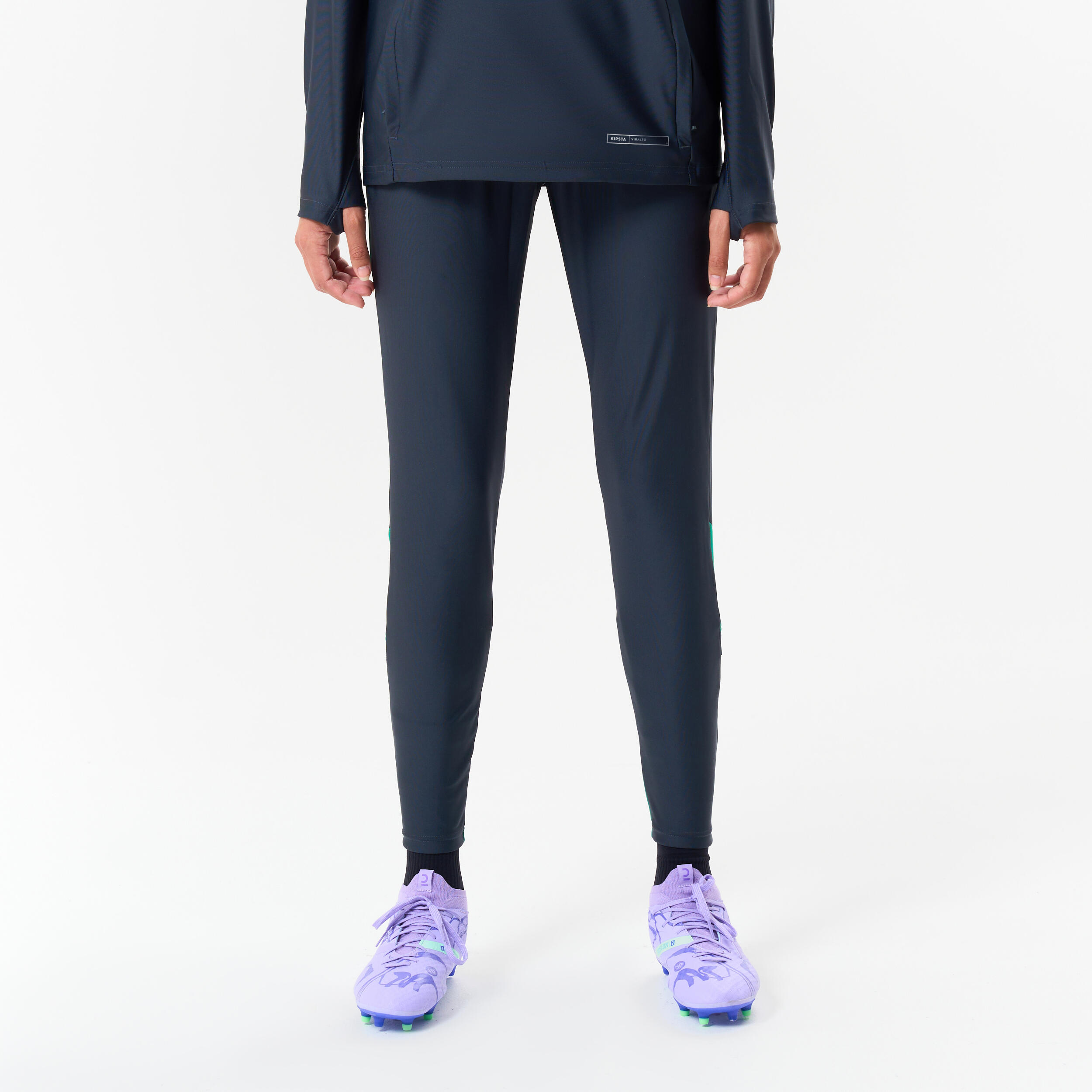 Pantalon de football VIRALTO CLUB carbone et KIPSTA - vue 3