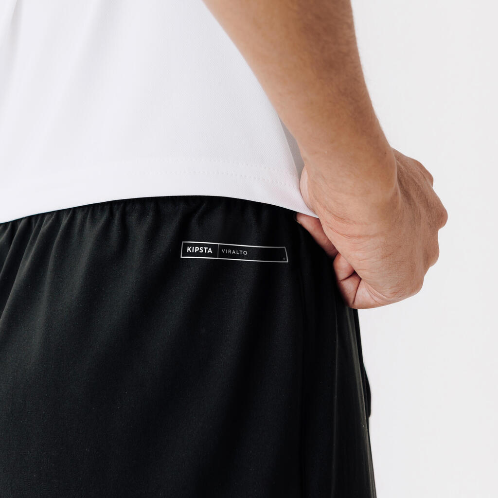Pantaloneta de fútbol para mujer Kipsta Viralto negro