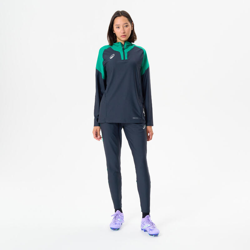 Pantalon de trening Fotbal VIRALTO CLUB Gri-Verde Bărbați 