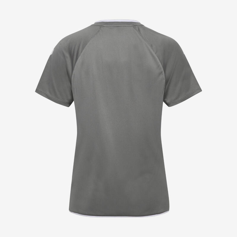 Tricou de handbal Hummel Core 2.0 gri alb Damă