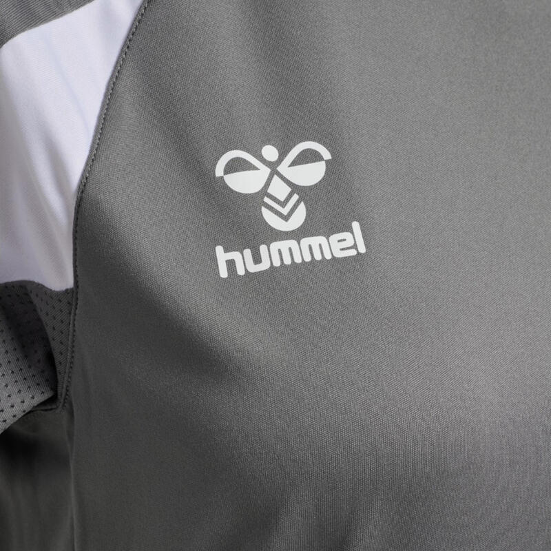 Tricou de handbal Hummel Core 2.0 gri alb Damă