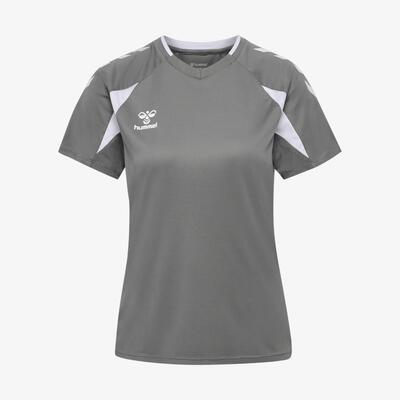 Handbalshirt core 2.0 voor dames grijs/wit
