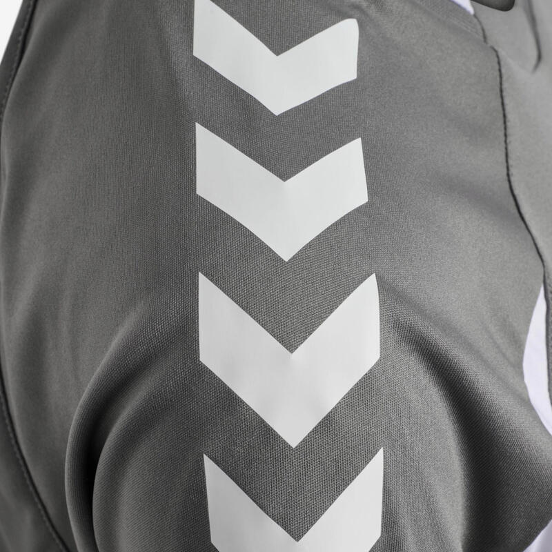 Tricou de handbal Hummel Core 2.0 gri alb Damă
