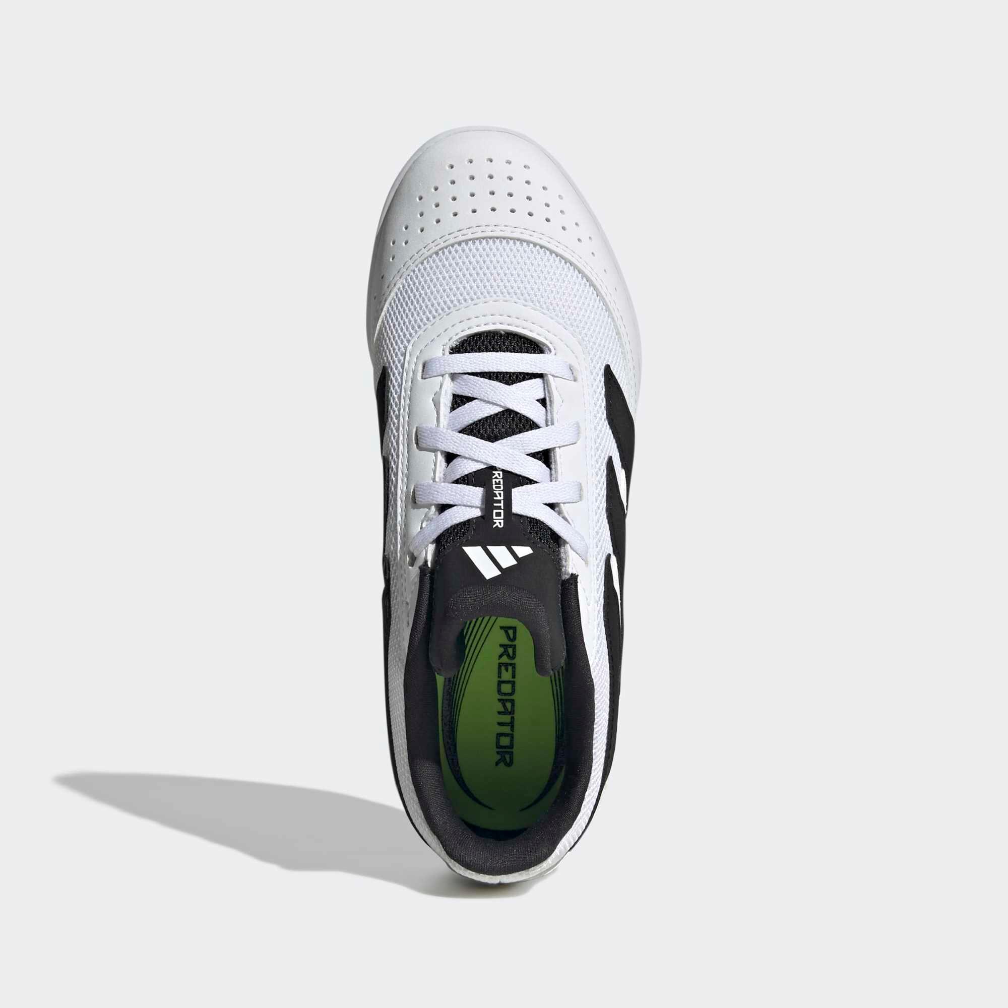 adidas Predator Club IN kind zaalvoetbalschoenen wit 5/9