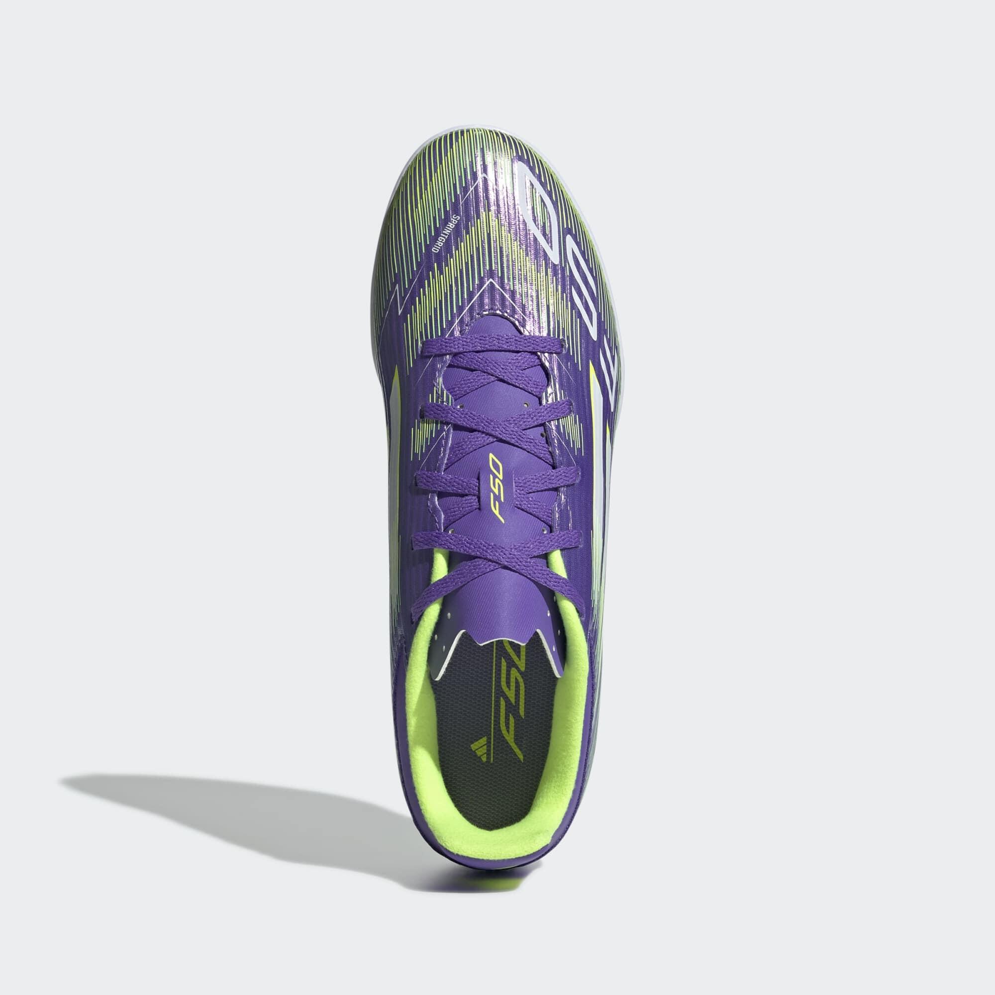 Sapatilhas de Futsal Adulto F50 Club Roxo 5/10