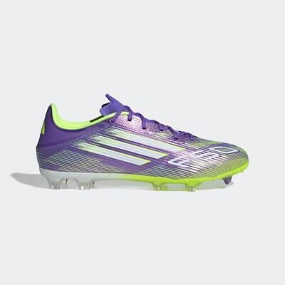 Adidas f50 league fg voetbalschoenen paars/geel