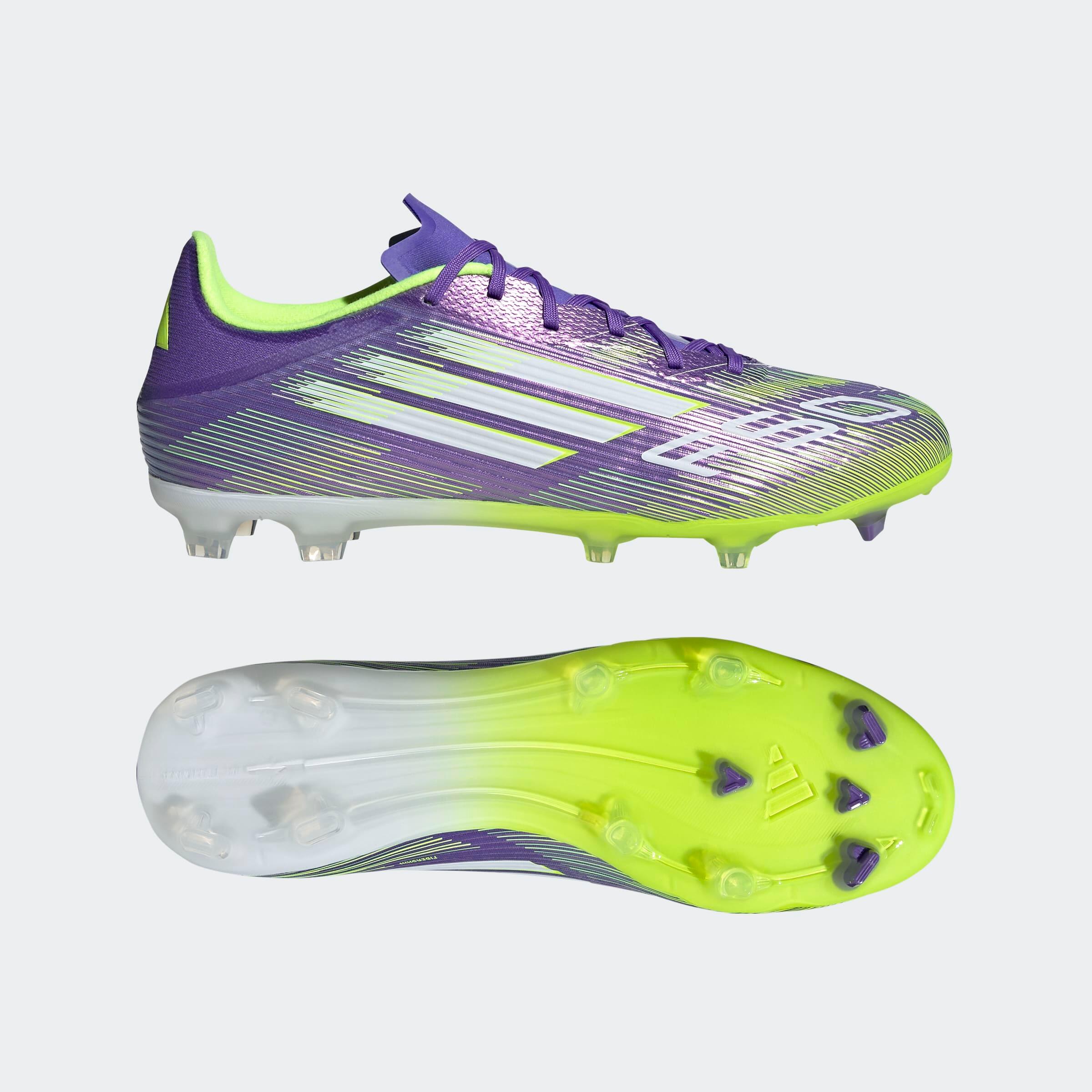 Chaussure F50 League FG/MG Adulte Violet/Jaune 11/11