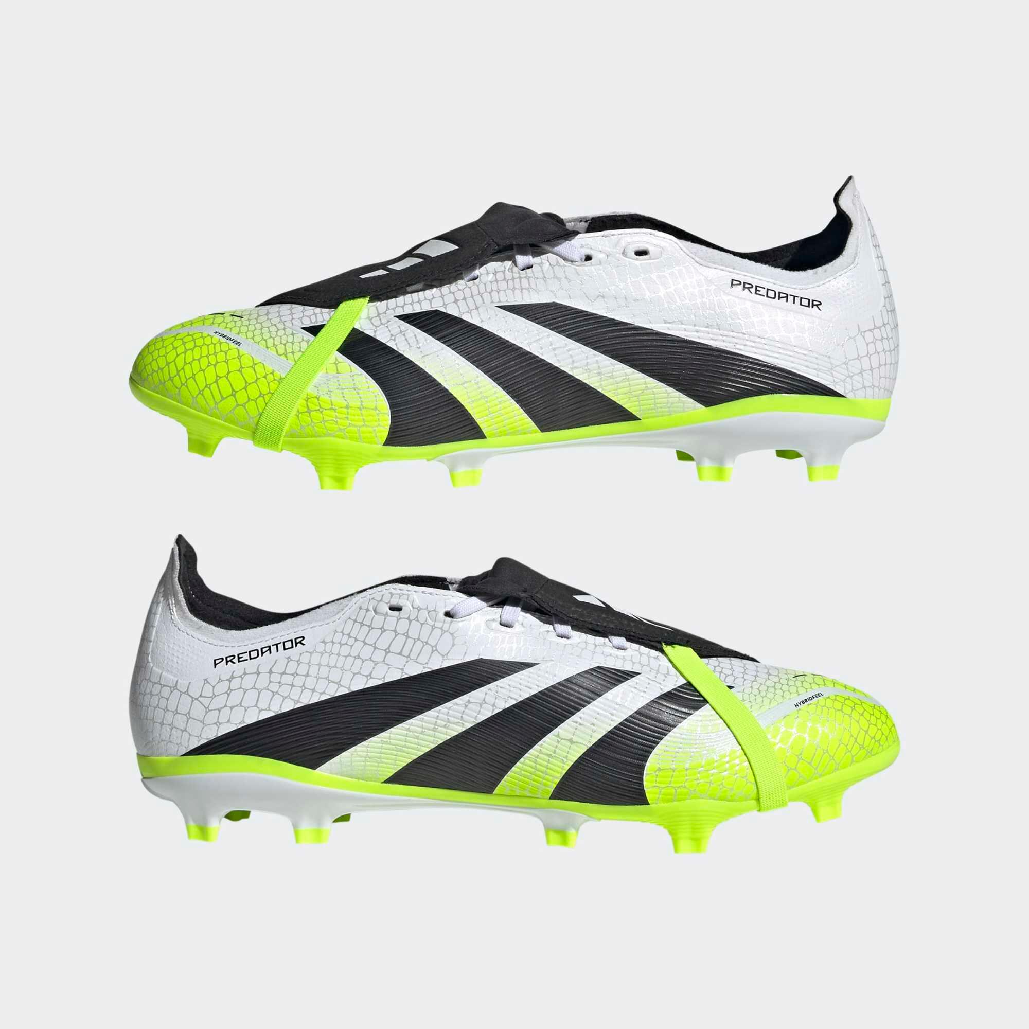 Schuhe Predator League FG/MG für Erwachsene weiss/grün 8/11