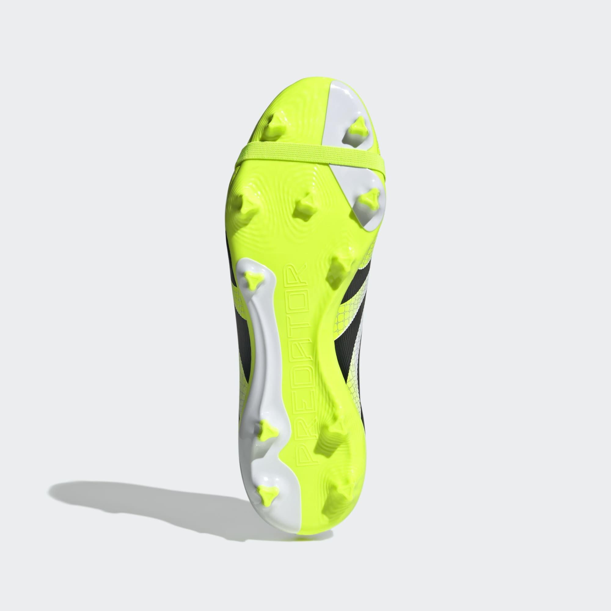 Schuhe Predator League FG/MG für Erwachsene weiss/grün 7/11