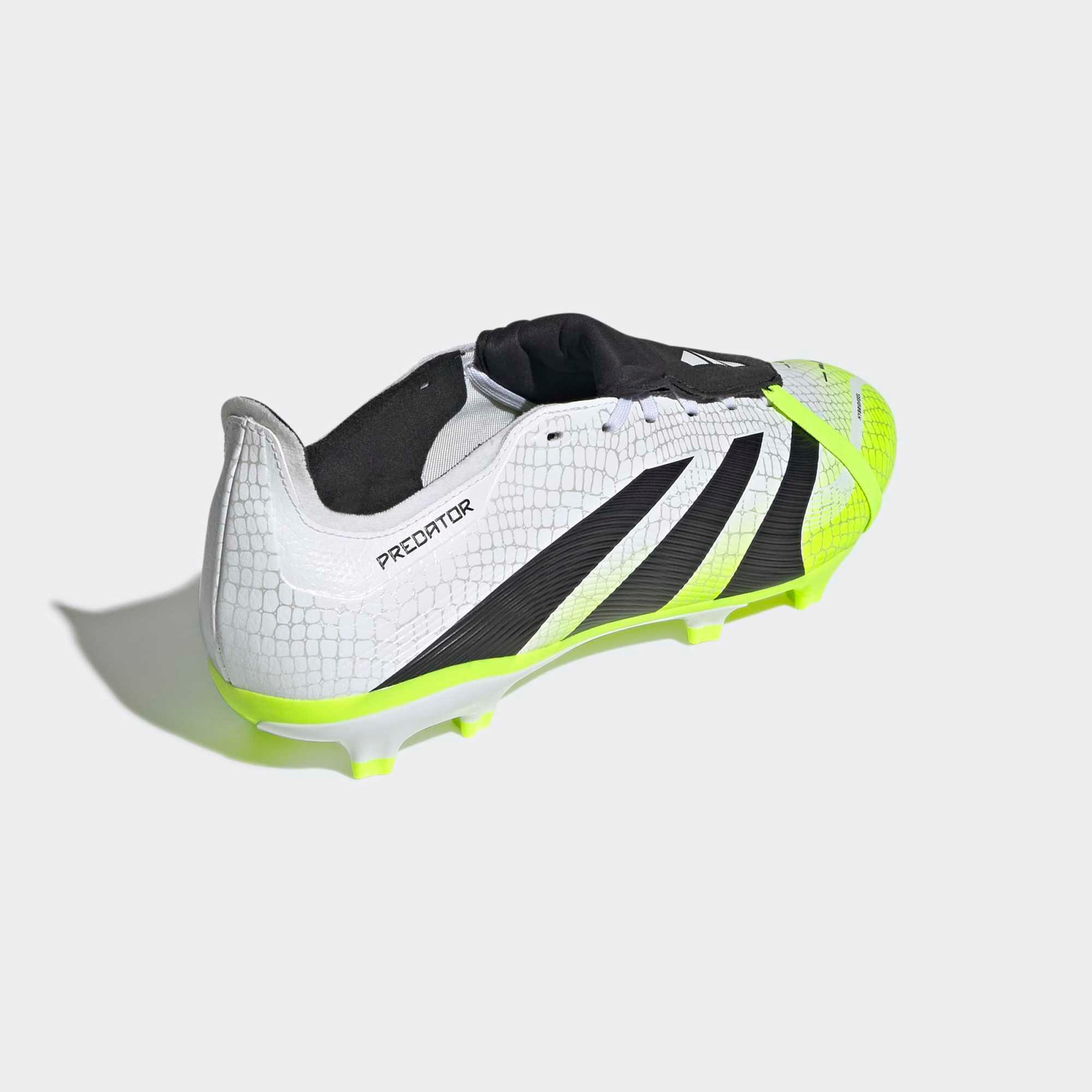 Schuhe Predator League FG/MG für Erwachsene weiss/grün 11/11