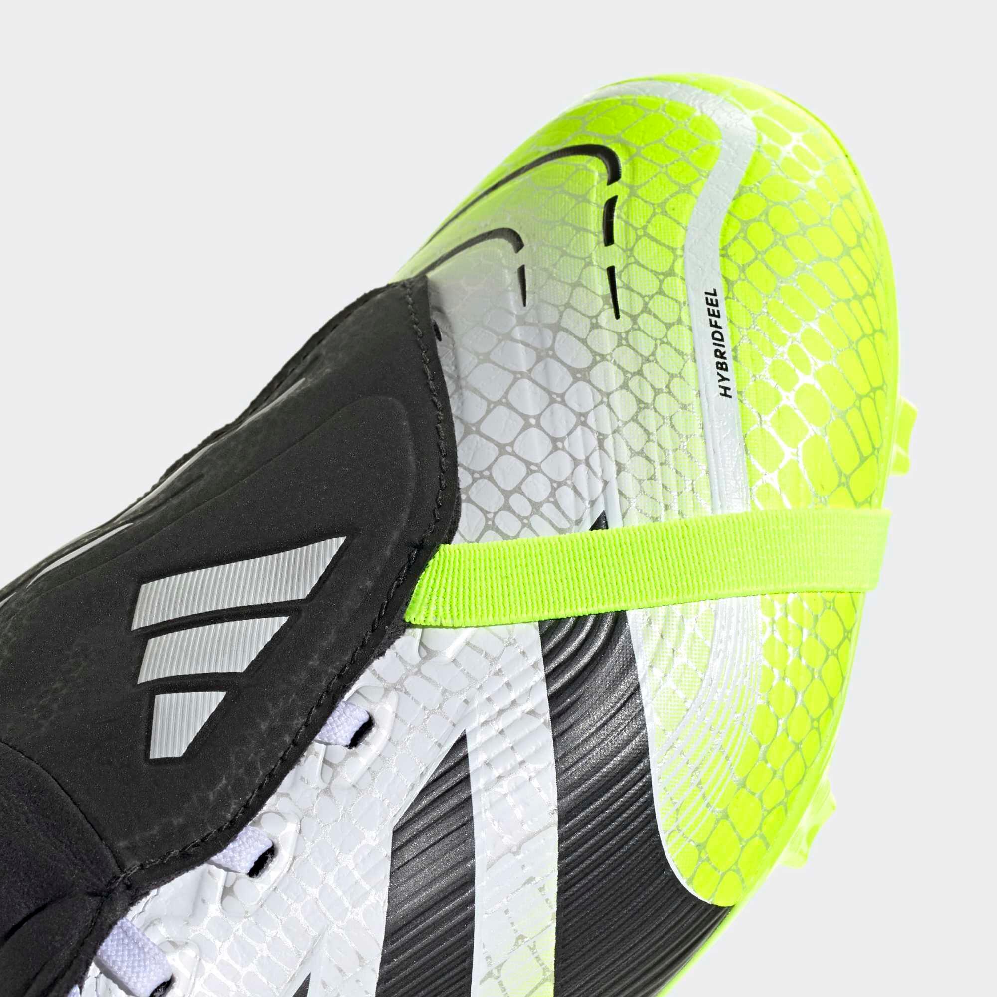 Schuhe Predator League FG/MG für Erwachsene weiss/grün 4/11