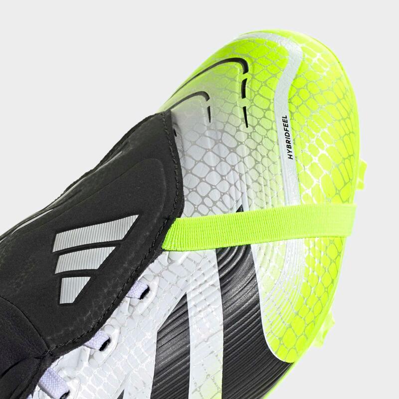 Ghete fotbal Predator League FG/MG Alb-Verde Adulți