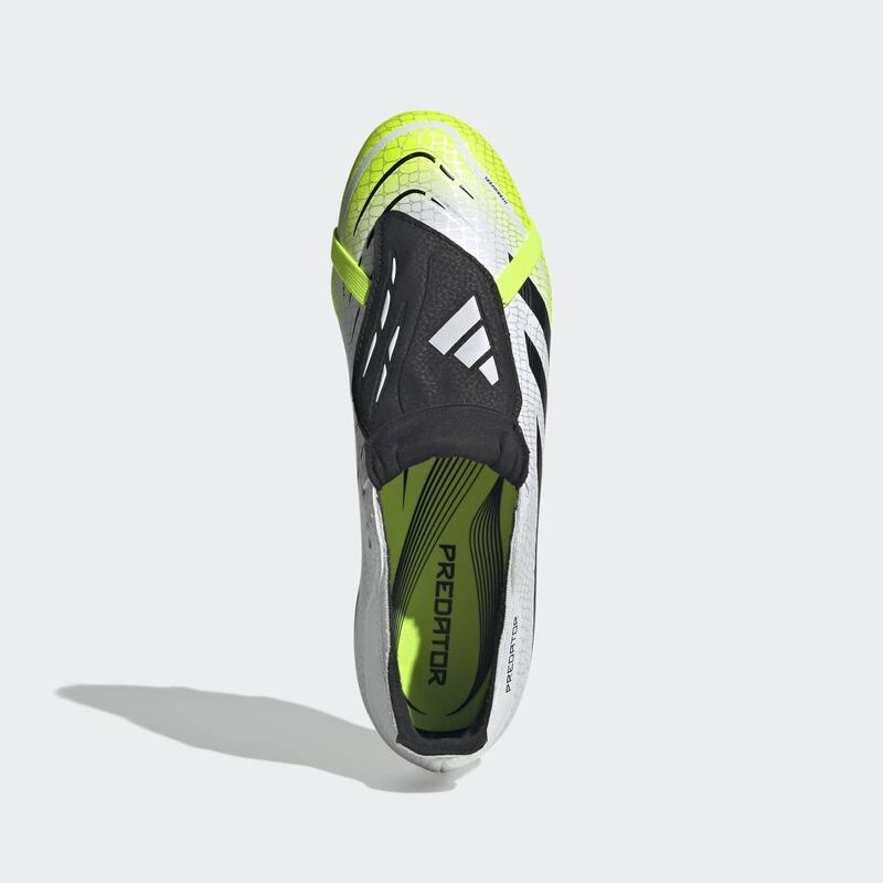 Ghete fotbal Predator League FG/MG Alb-Verde Adulți