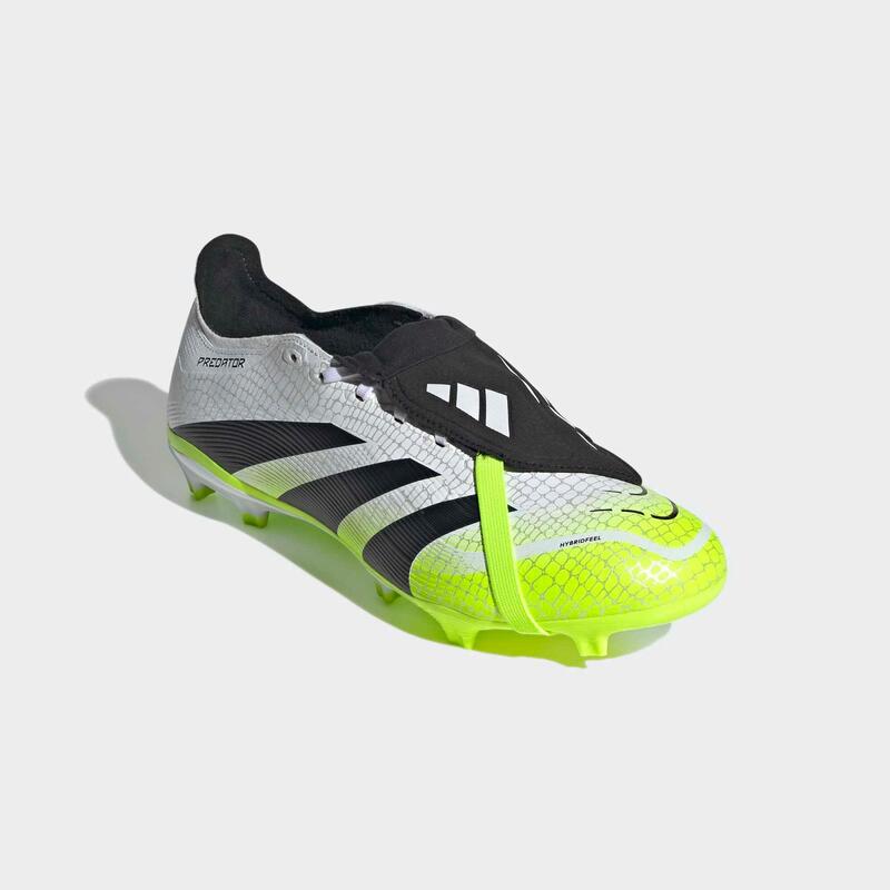 Ghete fotbal Predator League FG/MG Alb-Verde Adulți