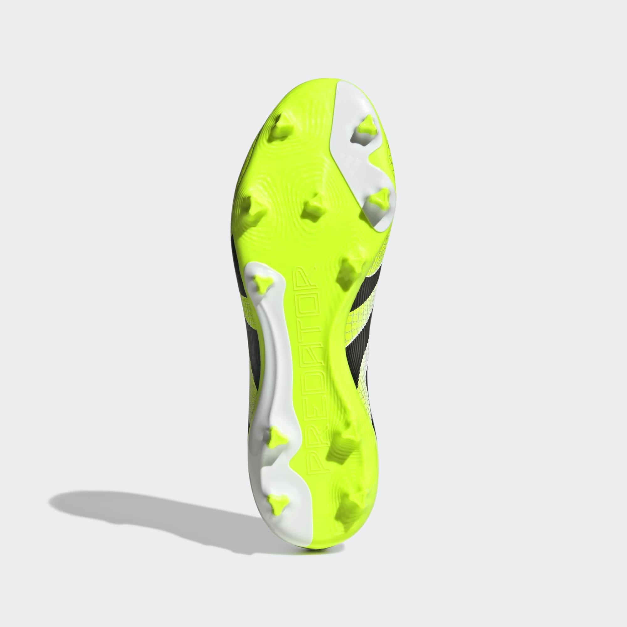 Chaussure Predator League Laceless FG/MG Adulte Blanc/Vert 6/10