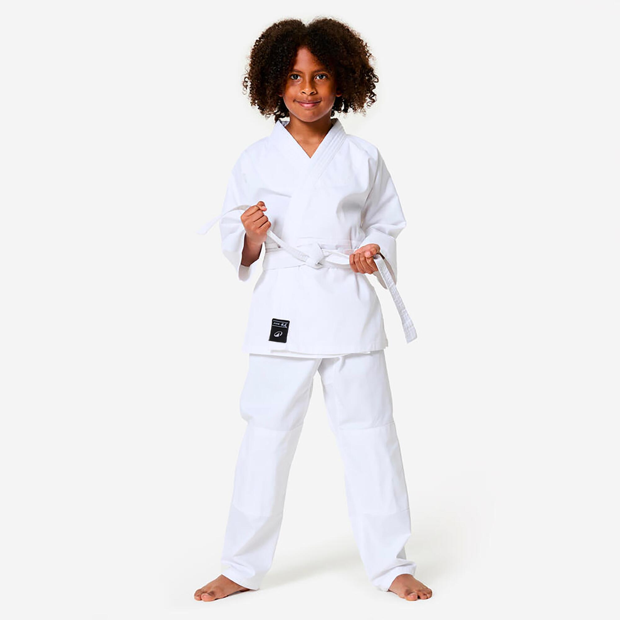 Kimono bambino judo 100 con cintura bianca 2/5