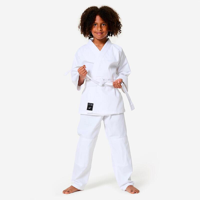 Kimono de judo pour débutant enfant, blanc