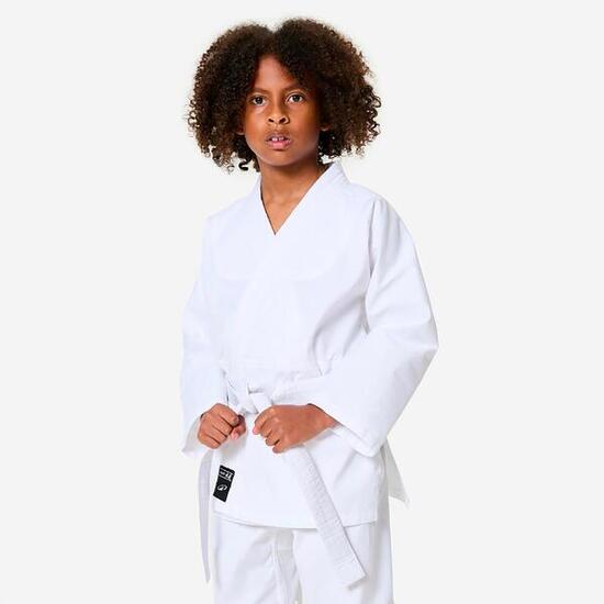 Kimono de judo pour débutant enfant, blanc