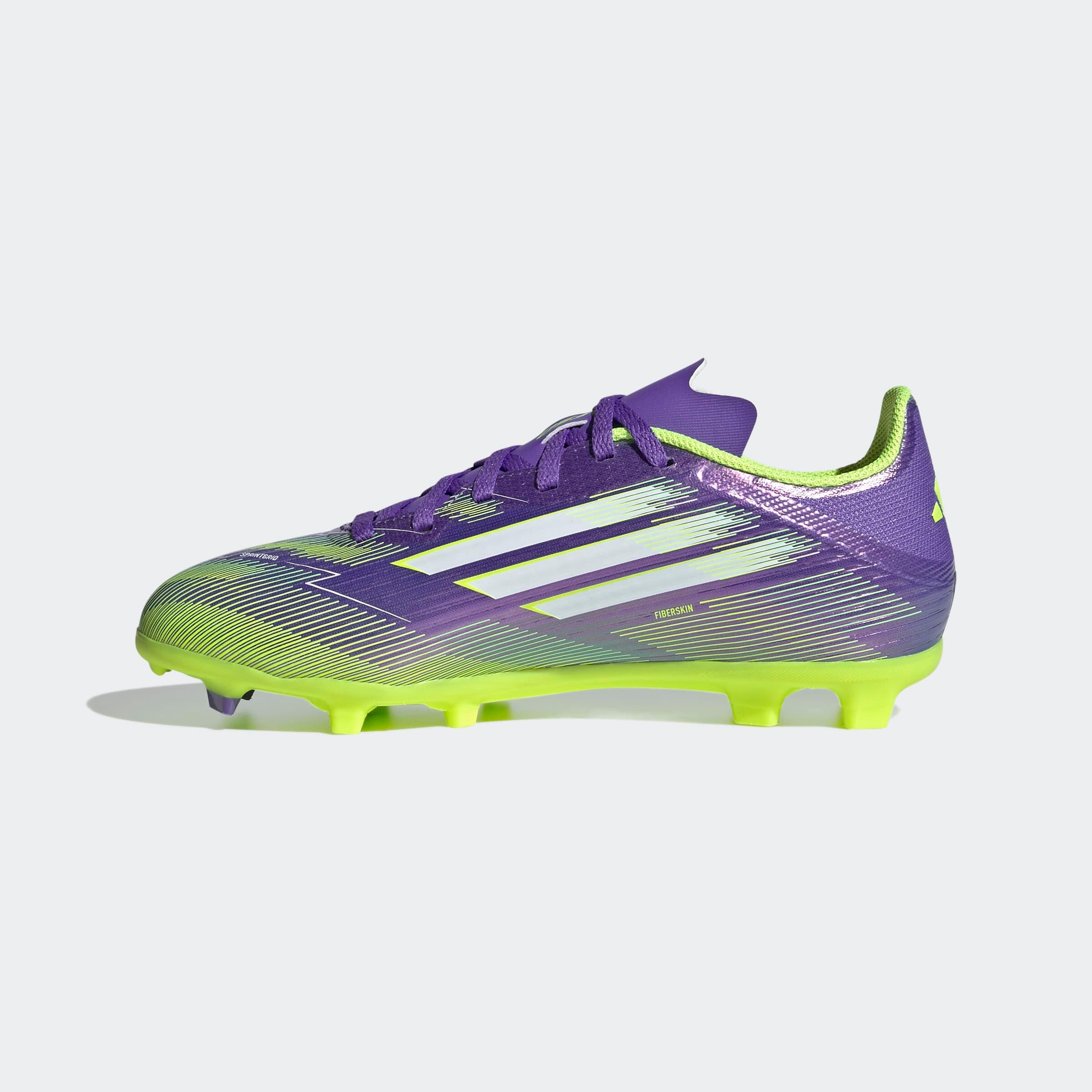 Kids' Boots F50 League FG/MG - Purple/Green 11/12