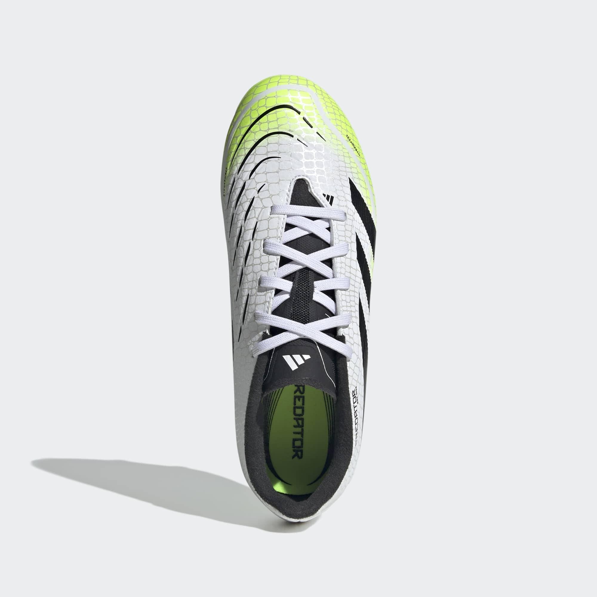 Chuteiras de Futebol Criança Predator League FG/MG Branco/Verde 5/10