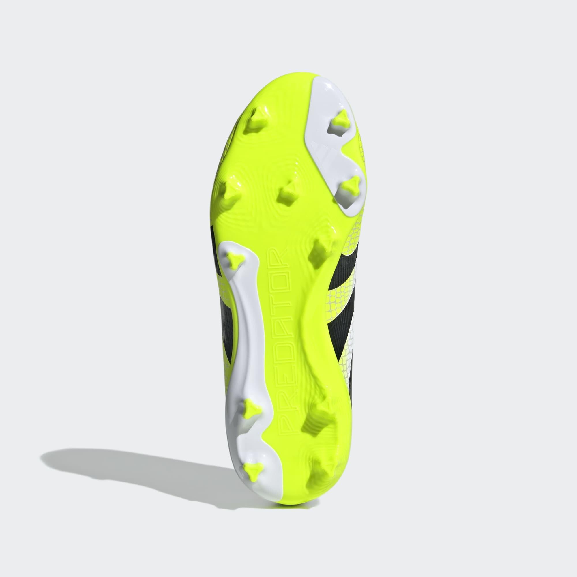 Chuteiras de Futebol Criança Predator League FG/MG Branco/Verde 6/10