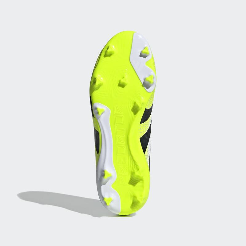 Ghete fotbal Predator League FG/MG Alb-Verde Copii