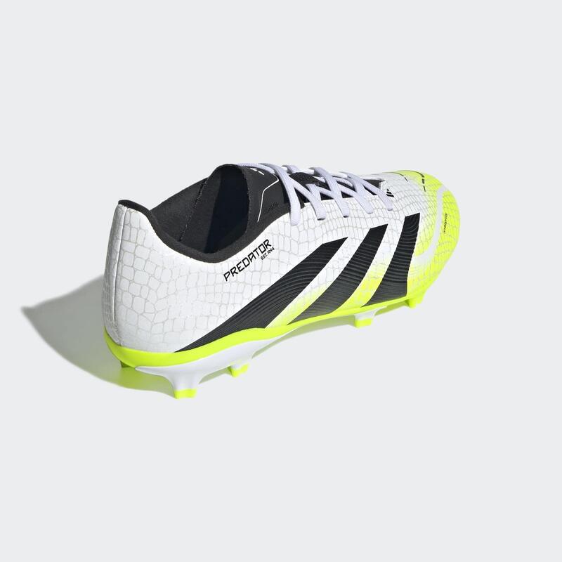 Ghete fotbal Predator League FG/MG Alb-Verde Copii