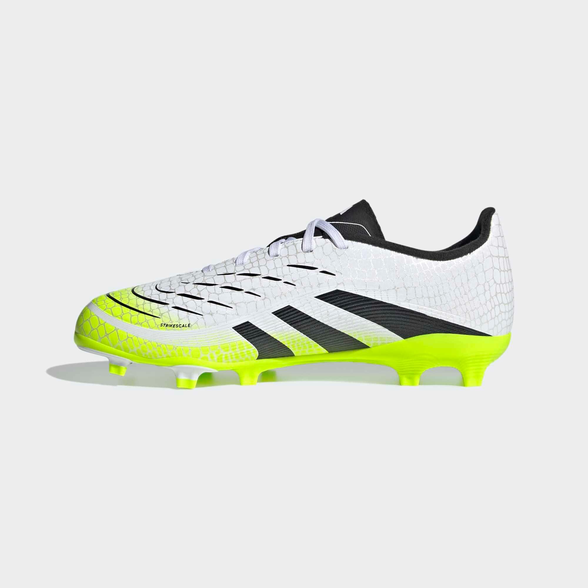 Chuteiras de Futebol Criança Predator League FG/MG Branco/Verde 9/10