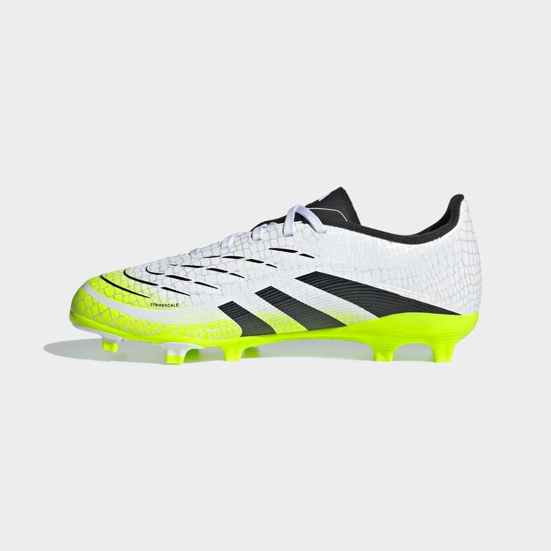 Ghete fotbal Predator League FG/MG Alb-Verde Copii