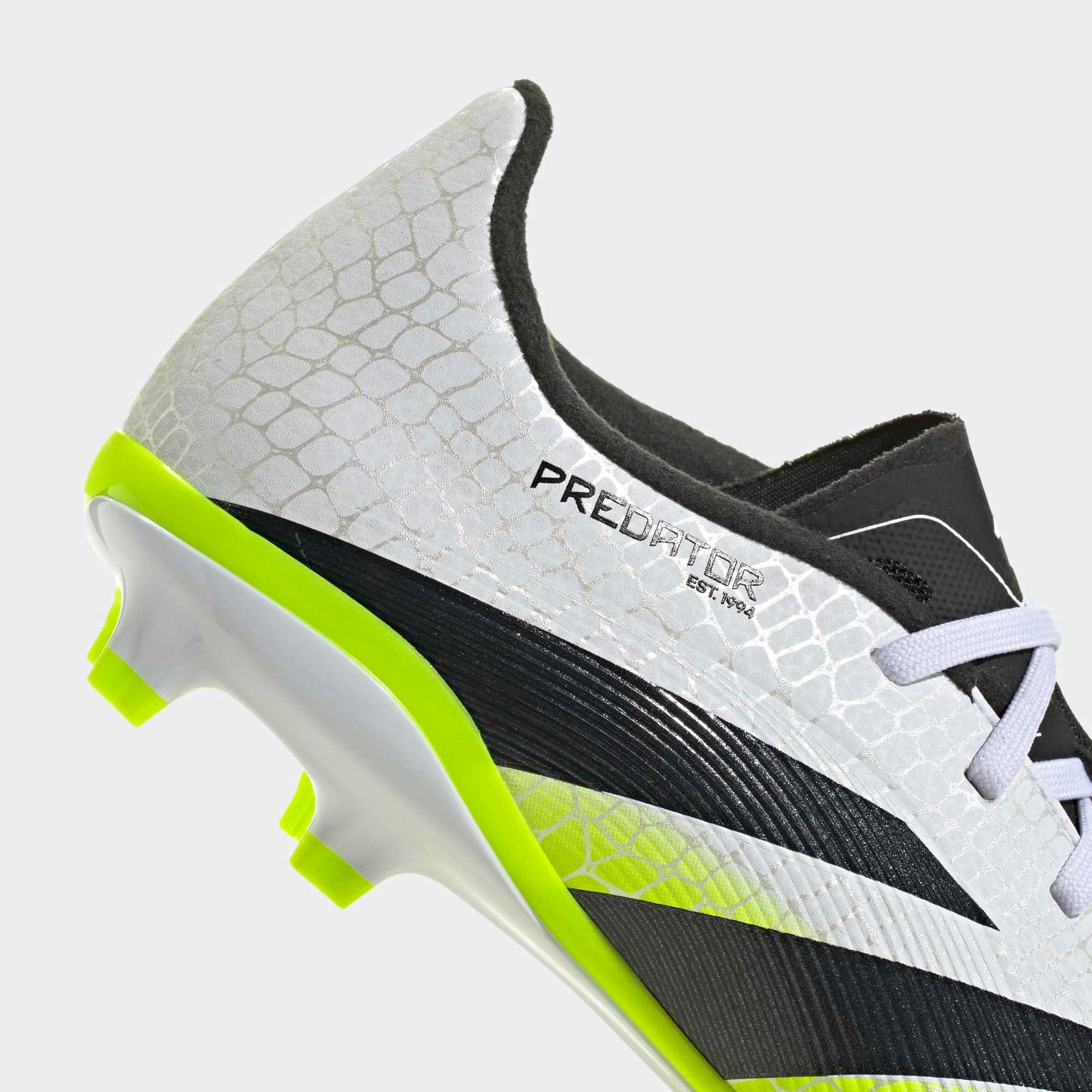 Chuteiras de Futebol Criança Predator League FG/MG Branco/Verde 4/10