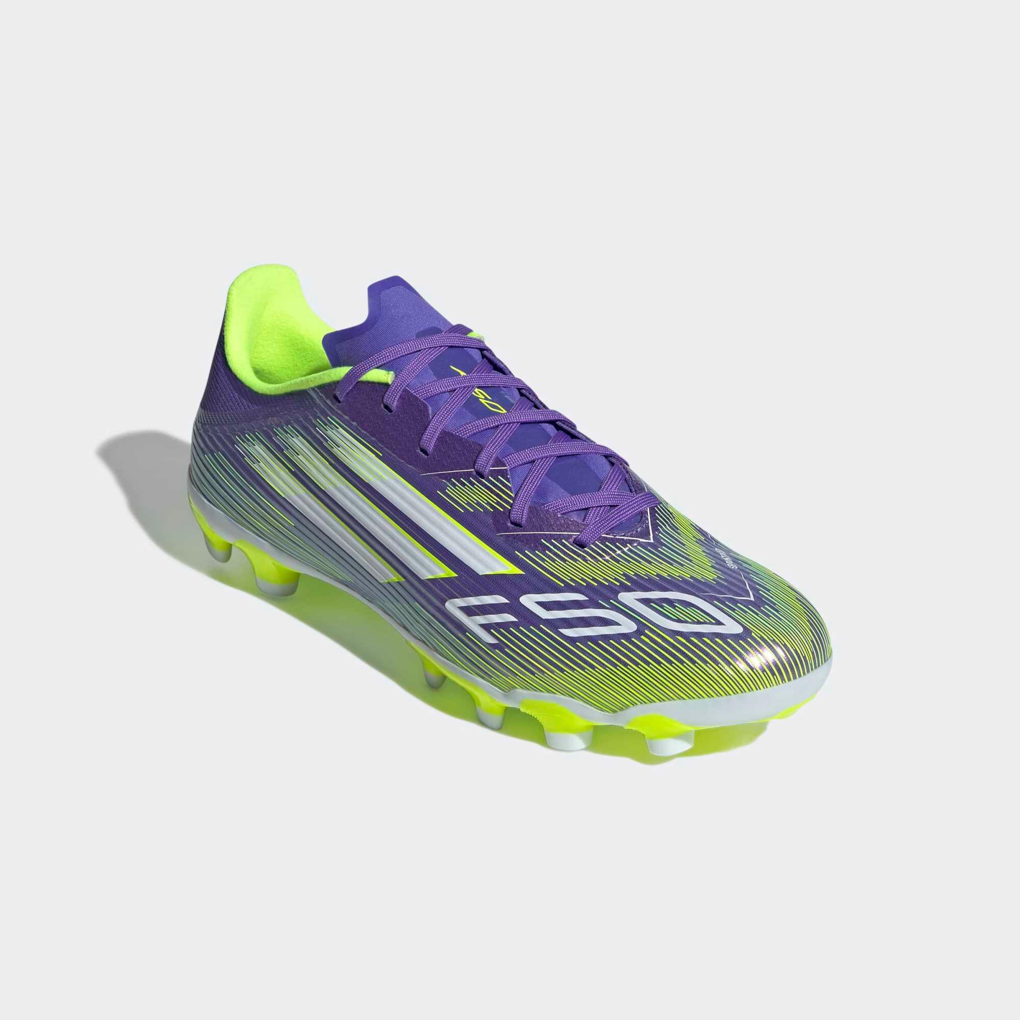 ADIDAS - Ghete fotbal F50 League MG Mov-Galben Adulți | Decathlon
