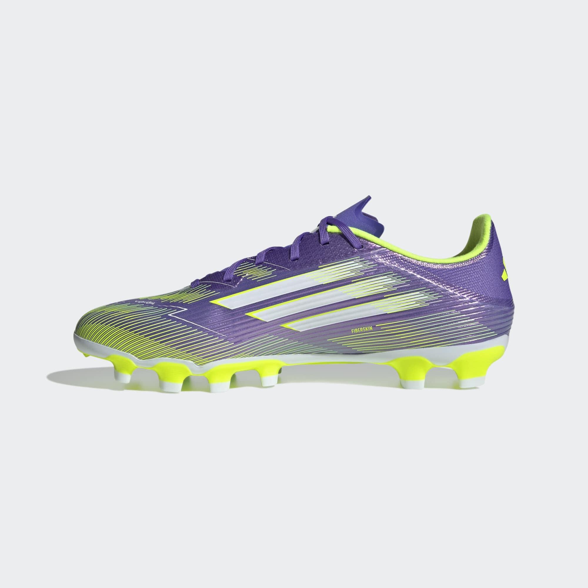 Schuhe F50 League FG/MG Erwachsene violett/gelb 9/10