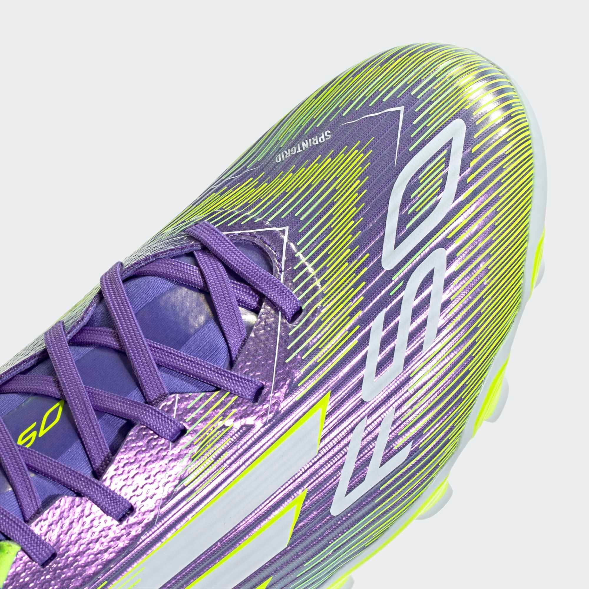 Schuhe F50 League FG/MG Erwachsene violett/gelb 3/10