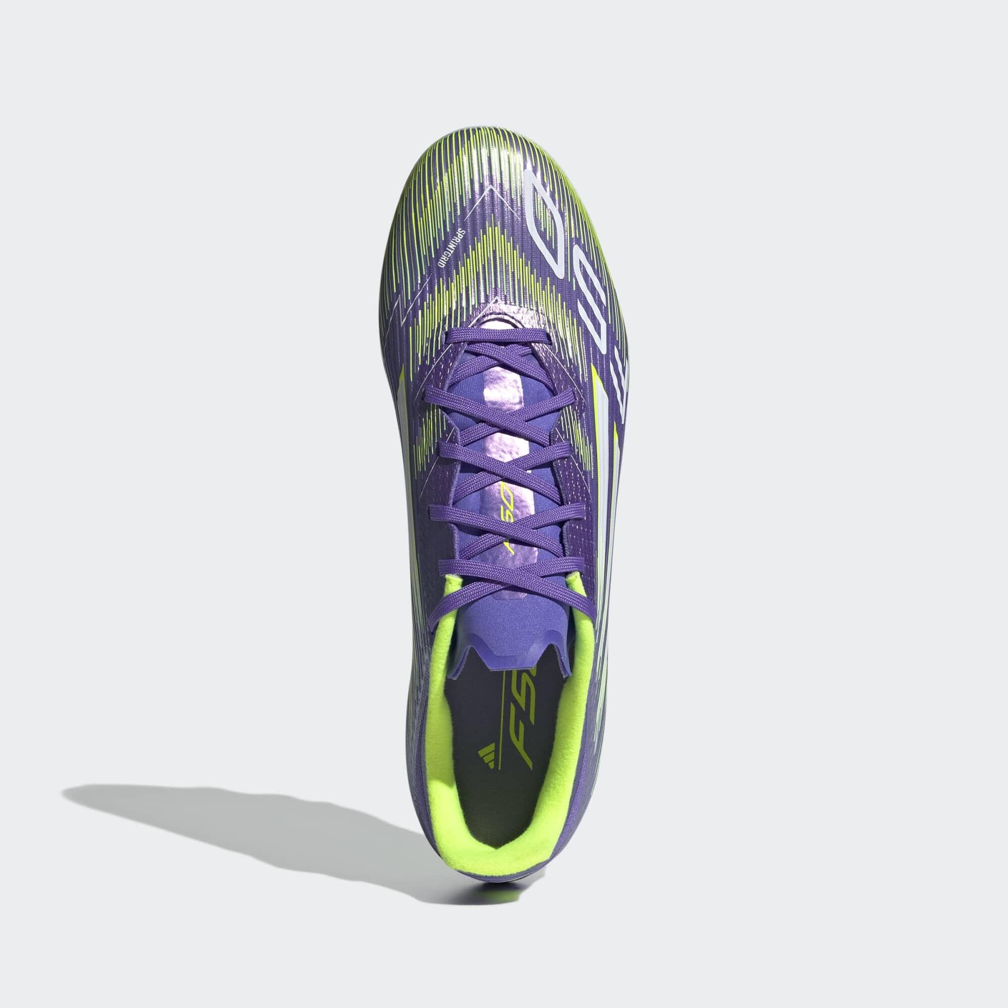 Schuhe F50 League FG/MG Erwachsene violett/gelb 5/10