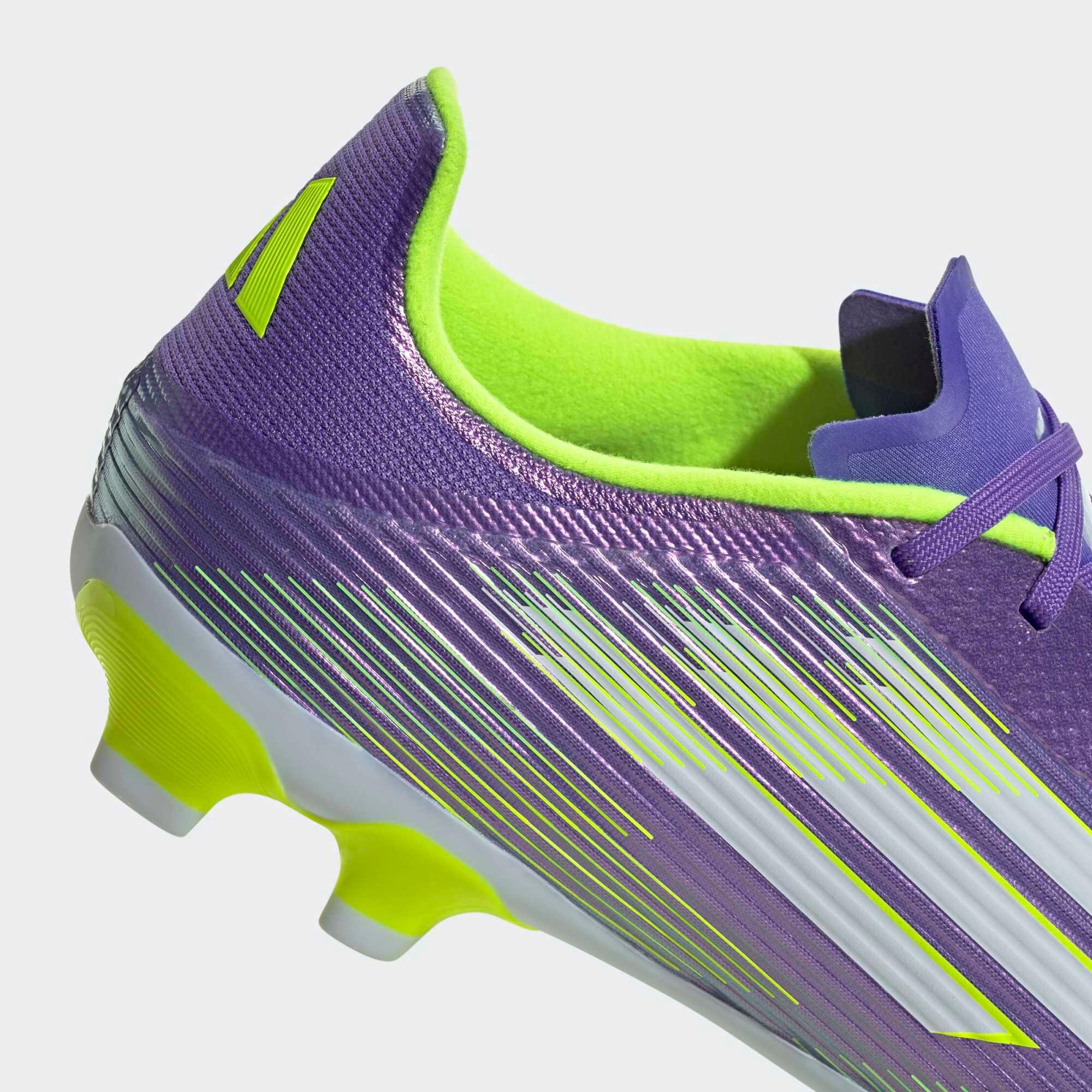 Schuhe F50 League FG/MG Erwachsene violett/gelb 4/10
