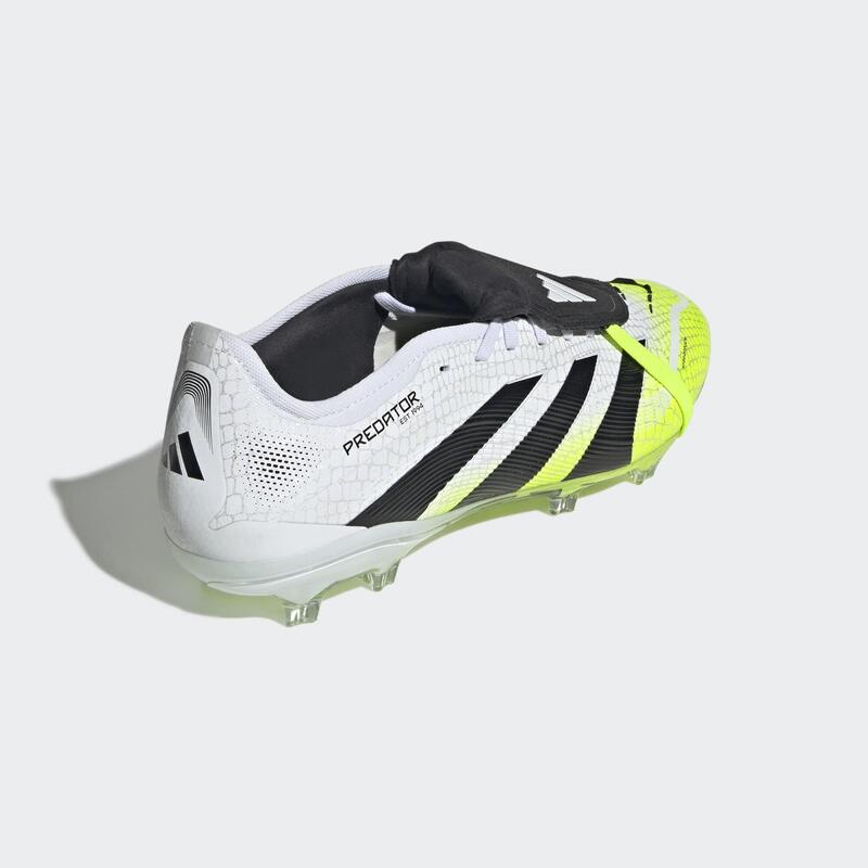 Ghete Predator PRO FG Alb-Verde Adulți