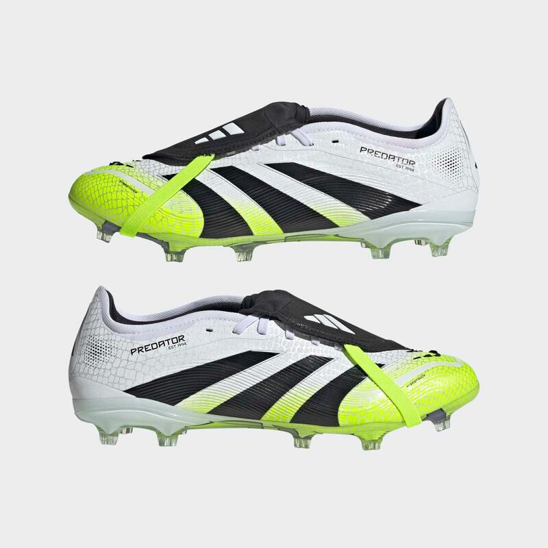 Ghete Predator PRO FG Alb-Verde Adulți