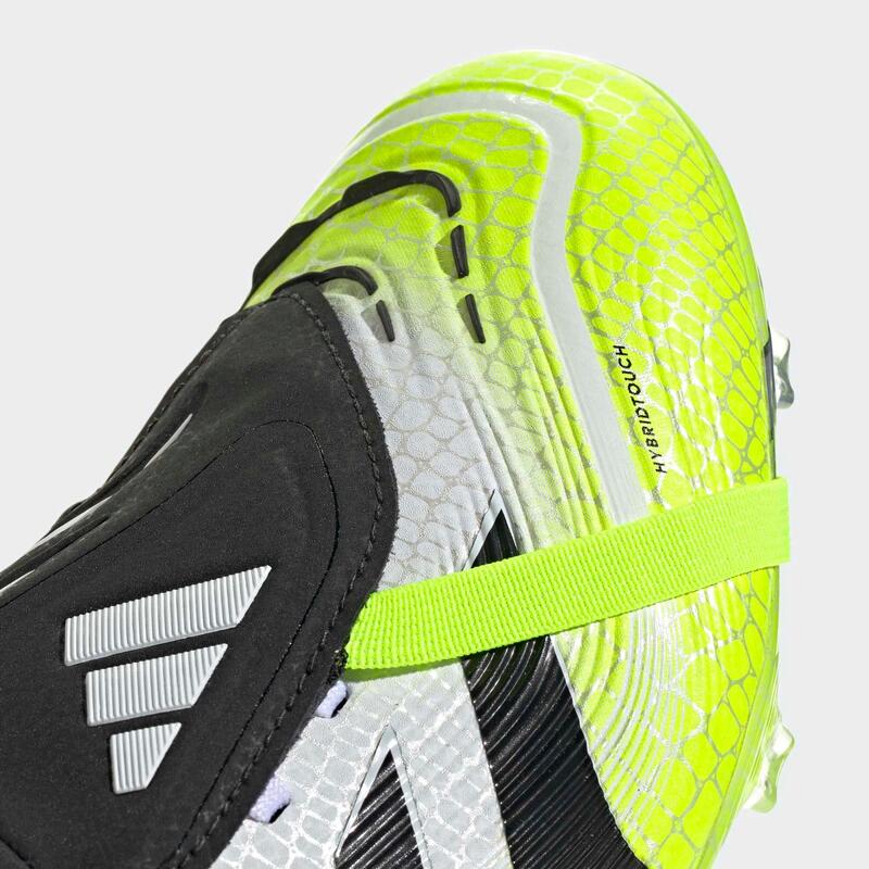 Ghete Predator PRO FG Alb-Verde Adulți